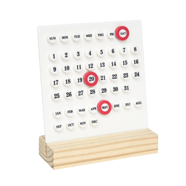 Ring-A-Date Perpetual Calendar – Timeless Design from 1970