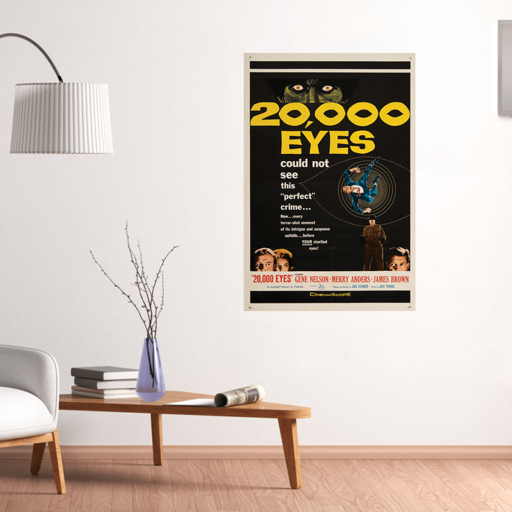 20000 Eyes Movie Poster Jack Leewood 1961 Poster
