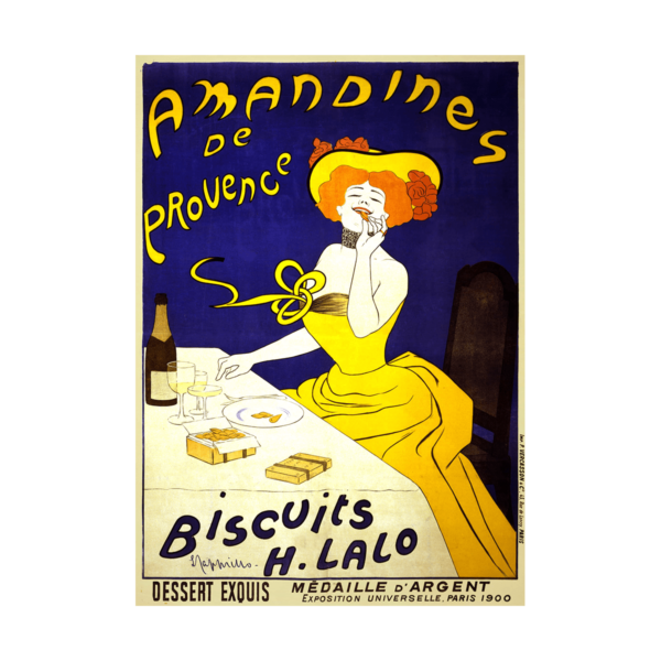 Amandines de Provence, poster by Leonetto Cappiello, 1900