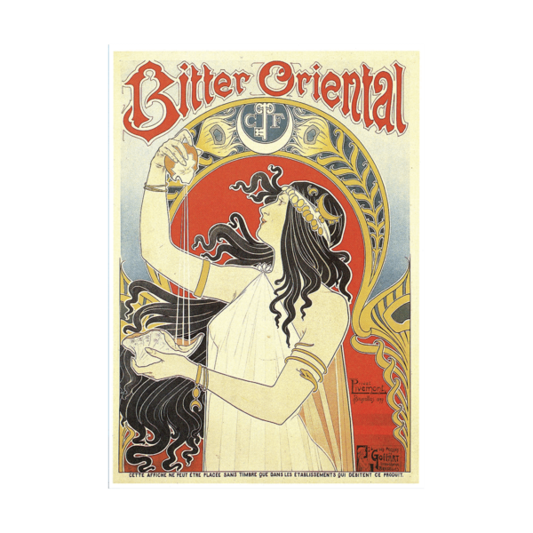 Bitter Oriental Henri Privat Livemont 1897 Poster
