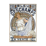 Bleu Deschamps Alphonse Mucha Art Nouveau Vintage Poster 1897 Poster