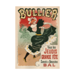 Bullier Theater Vintage Poster Art Nouveau Style 1899 Poster