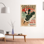 Bullier Theater Vintage Poster Art Nouveau Style 1899 Poster