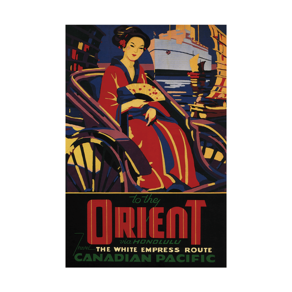 Canadian Pacific The Orient Travel Poster Poster
