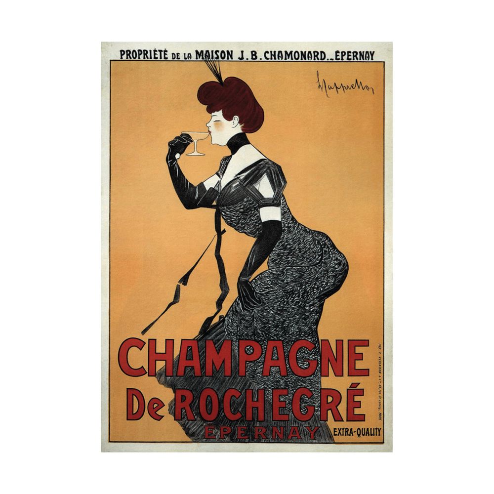 Champagne De Rochegre Leonetto Cappiello 1910 Poster