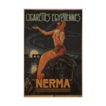 Cigarettes Egyptiennes Nerma Gaspar Camps 1924 Poster