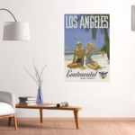 Continental Air Lines Los Angeles unknown 1960 Poster