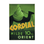 Cordial Milde 10 PFG Orient Ad Poster 1950 Poster