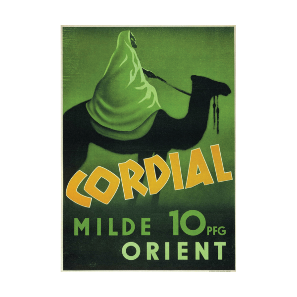 Cordial Milde 10 PFG Orient Ad Poster 1950 Poster