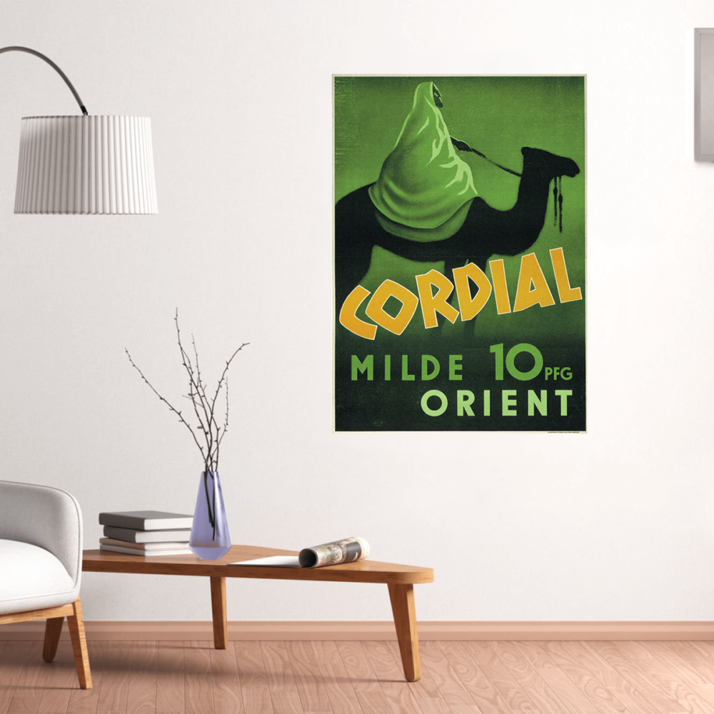 Cordial Milde 10 PFG Orient Ad Poster 1950 Poster