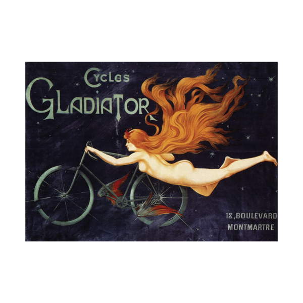 Cycles Gladiator 18 Boulevard Montmartre Georges Massias 1895 Poster