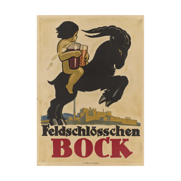 Feldschlosschen Bock brewery A Poster