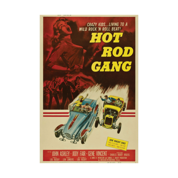Hot Rod Gang Vintage Film Poster 1958 Poster