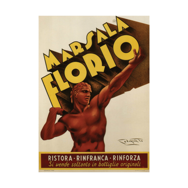 Marsala Florio Vintage Poster 1930 Poster