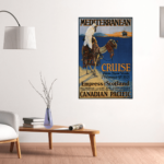 Mediterranean cruise advertising canvas print poster 1925 Poster