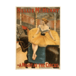 Nellie McHenry A night at the circus by H Grattan Donnelly 1893 Theater Poster Poster