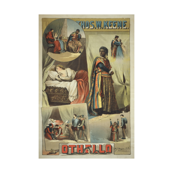 Othello Vintage Poster 1884 Poster