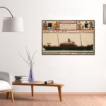 Rotterdam London Travel Poster Poster