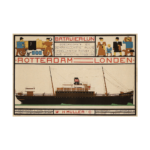 Rotterdam London Travel Poster Poster