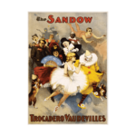 The Sandow Trocadero Vaudevilles Theater Ad Poster 1894 Poster