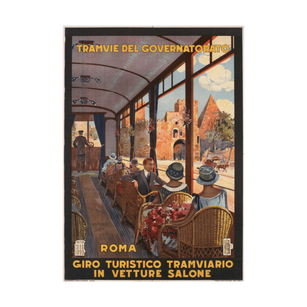 Tramvie Del Governatorato 1927 Poster