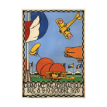 Vintage Plane Poster Grand Meeting Aeronautique 1920 Poster