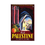 Visit Palestine The Land of the Bible Loeb 1947 Poster