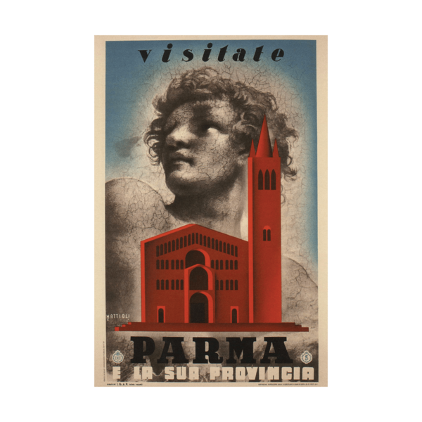 Visitate Parma Vintage Poster 1937 Poster