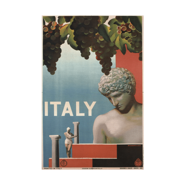 italy by barabino and graeve 1935 Poster