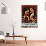 politeama garibaldi vintage boxing 1941 Poster